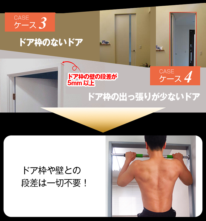 どこでもマッチョ ストレート設置条件2